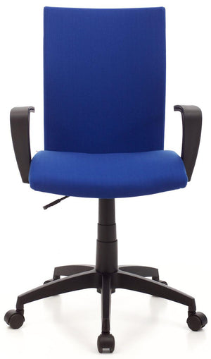 Sedia da Ufficio Operativa in Tessuto Milano Blu