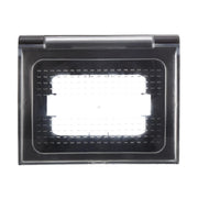 Placca Custodia IP44 3P Nero Universale Per Scatola 503 Compatibile Bticino Vimar Gewiss