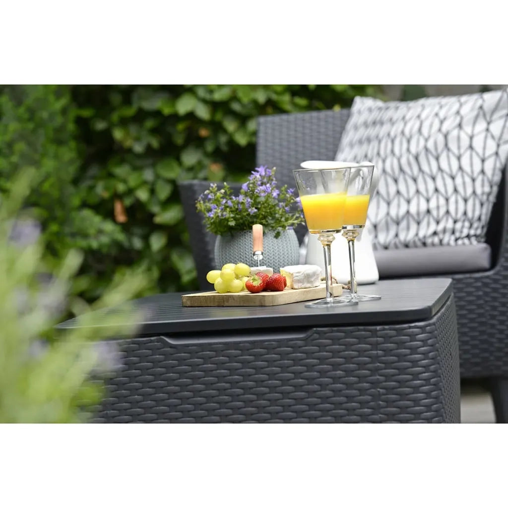 Keter Set Divani da Giardino 8 pz Salemo Grafite 236629 419999