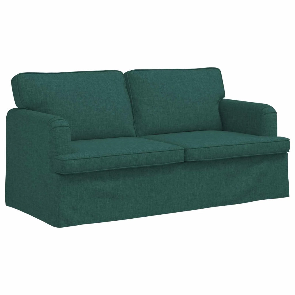 Divano Verde Scuro 162 x 80 x 85 cm Tessuto