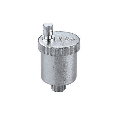 VALVOLA AUTOMATICA MINICAL SFOGO ARIA NICHELATO- 3/8 M- CALEF- pezzi 1