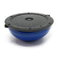 LUXTRI Balance trainer ball Ø 58 cm Semisfera di equilibrio con elastici per fitness yoga pilates