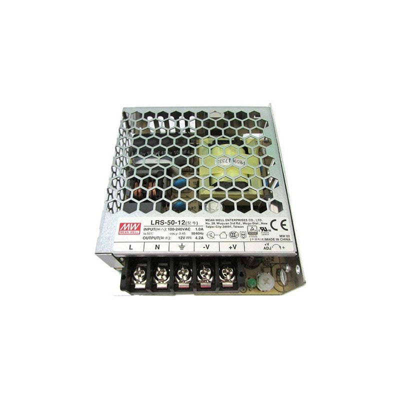 Alimentatore MW MEAN WELL CV 50W 4,2A LRS-50-12 Trasformatore Da AC 220V A DC 12V Per Strip Led