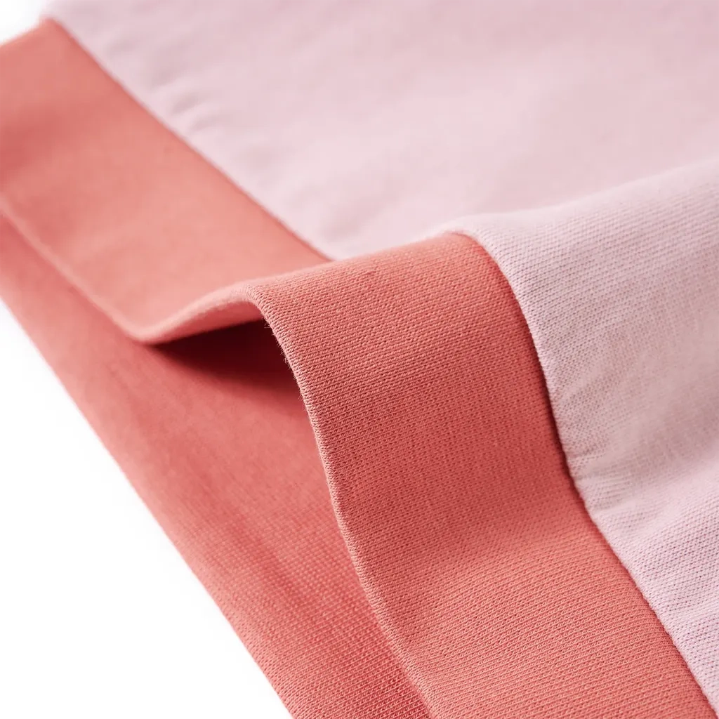 Felpa da Bambina Color Block Rosa 128 14387