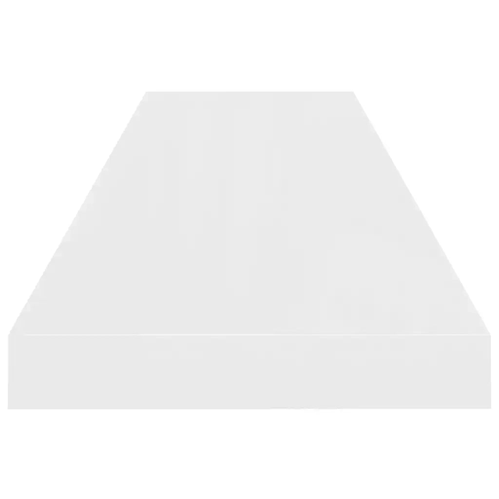 Scaffali a Parete 4 pz Bianco Lucido 23x23,5x3,8 cm in MDF 323756