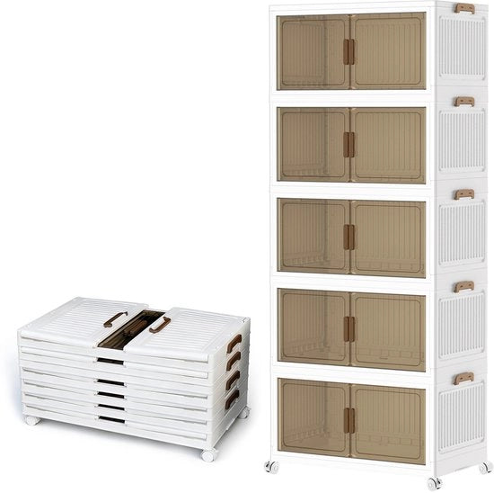 Cassa di archiviazione - Pesante - Grande - Ripiegabile - Stivabile