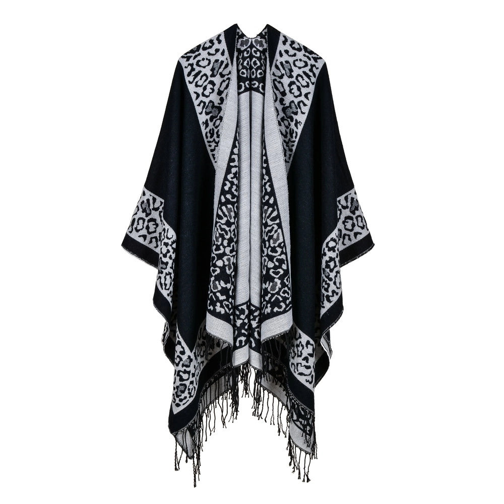 Sciarpe da donna all'ingrosso, scialli grandi in jacquard con nappe semplici