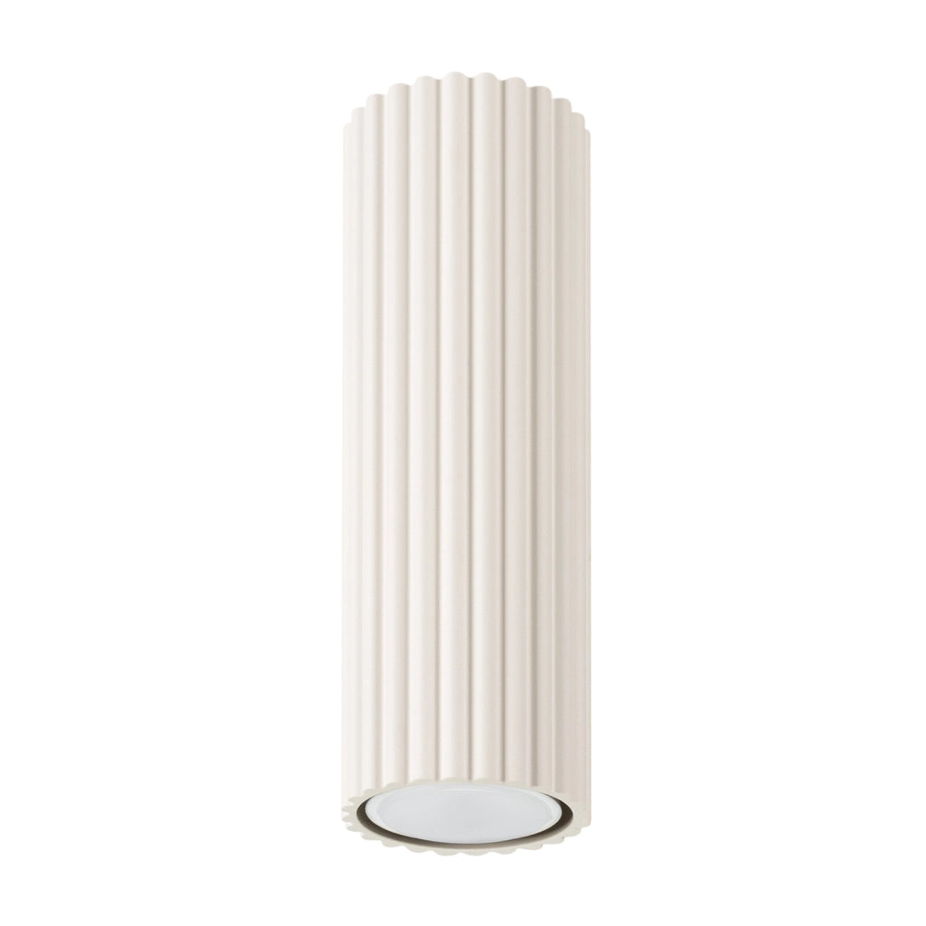 Spot soffitto GRAVIO Pure Lume beige tubo 20cm GU10