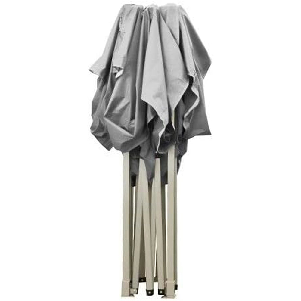 GAZEBO RICHIUDIBILE 3x3m PIEGHEVOLE A FISARMONICA PVC IMPERMEABILE MERCATO EXPO