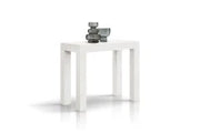 PAZZO DESIGN Tavolo Consolle allungabile, Bianco frassinato, Nobilitato, Made in Italy, da 45 a 300 cm