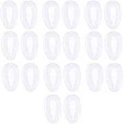 Pads di protezione per occhiali in silicone - 10 pezzi - Autoadesivi - Translucidi - Molli - Compatibili con Oakley - Pads di protezione per occhiali