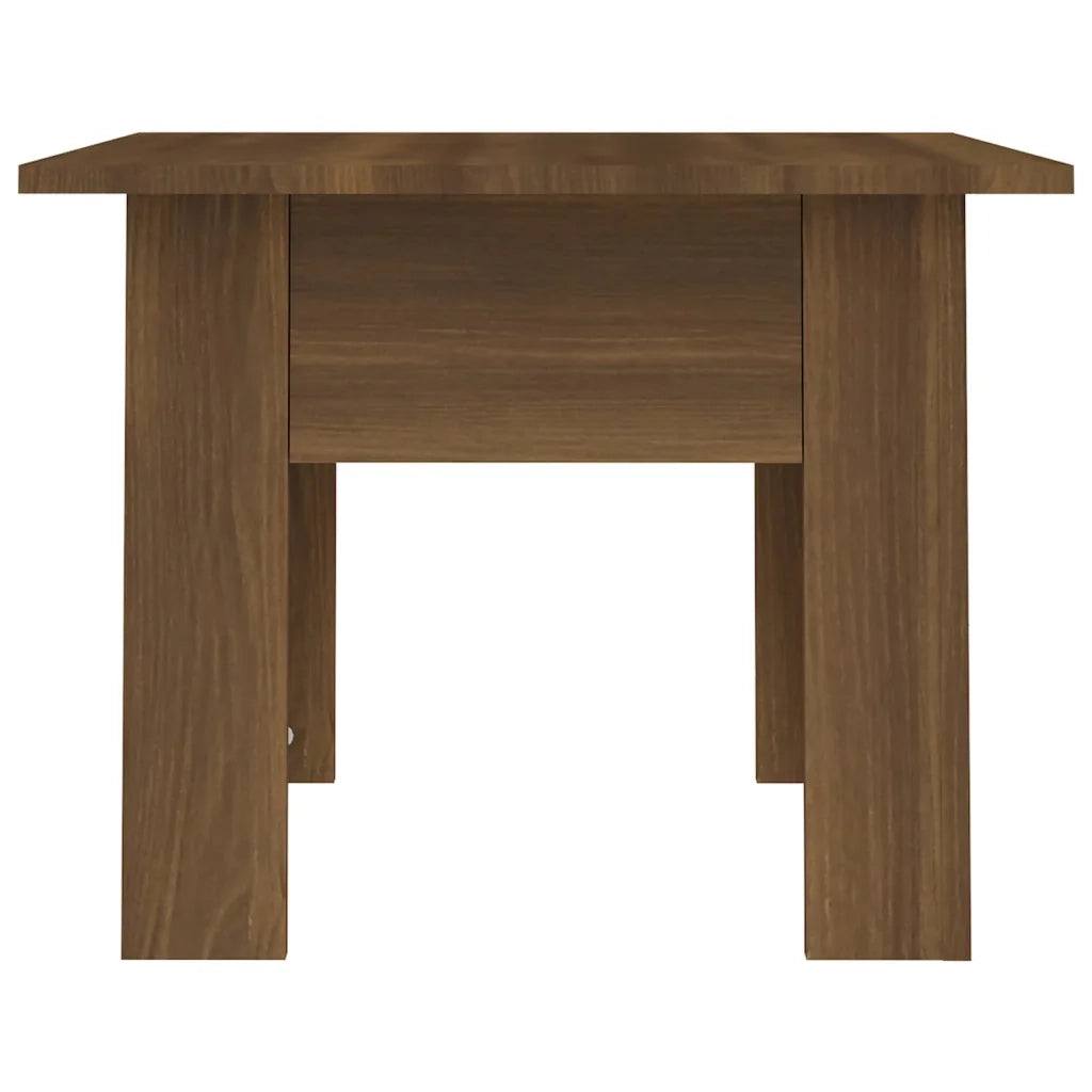 Tavolino da salotto | Tavolino da caff¨¨ | Tavolino da Soggiorno Rovere Marrone 55x55x42 cm in Truciolato
