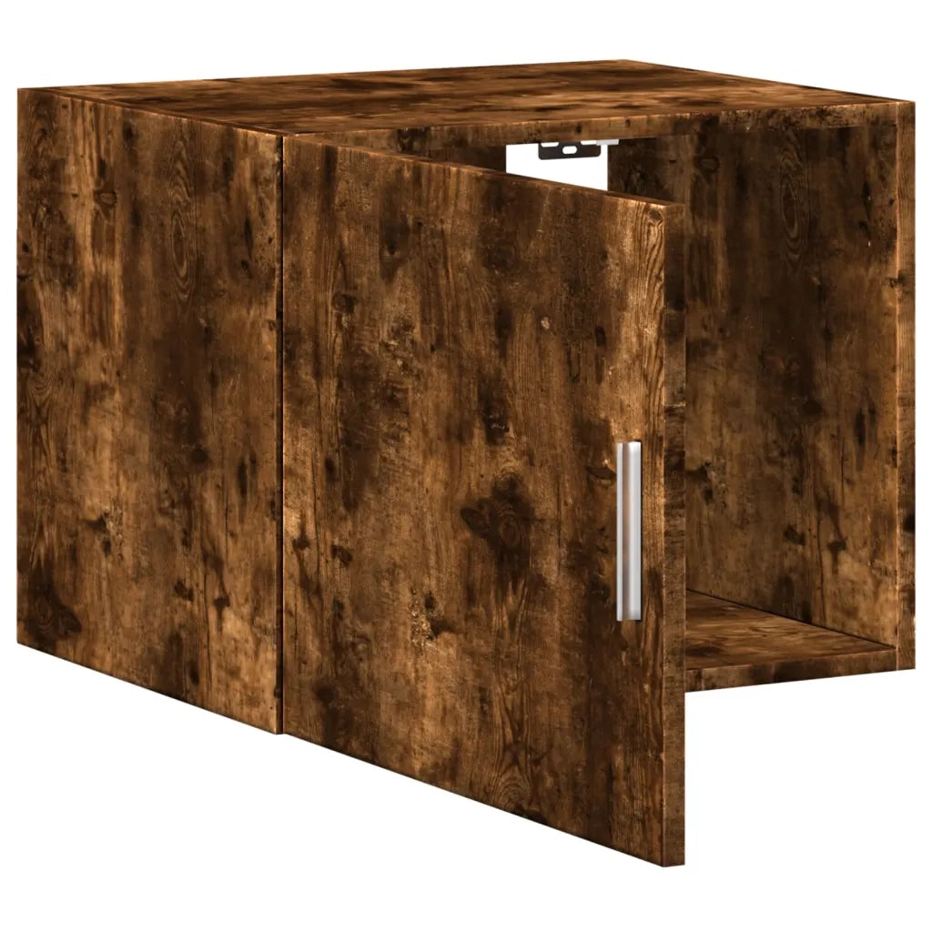 Mobile a Parete Rovere Fumo 50x42,5x40 cm in Legno Multistrato 846114