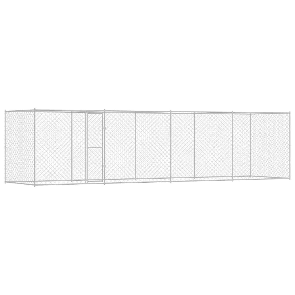 Gabbia per cani Argento 800 x 200 x 200 cm Acciaio zincato 3368311