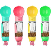 Trade Shop - Borraccia Per Animali Portatile Porta Crocchette Viaggio Acqua Cibo Cani Gatti -