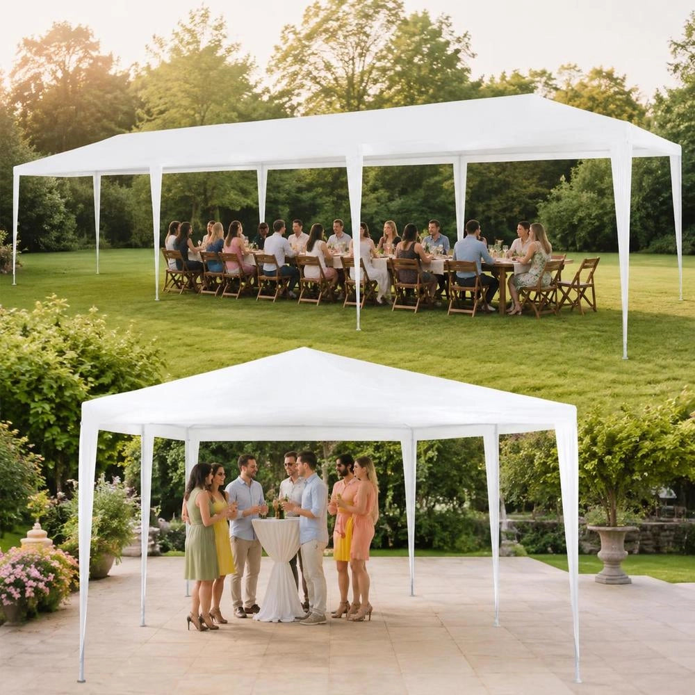 Party Tent 3x9 M PE White