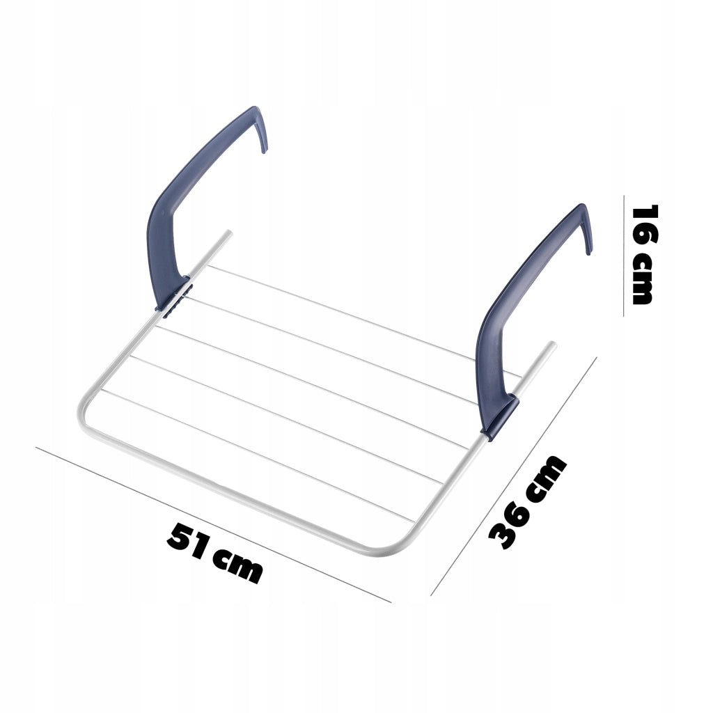 Asciugatrice, riscaldatore, radiatore KADAX per balcone, giardino, balcone, 50 cm