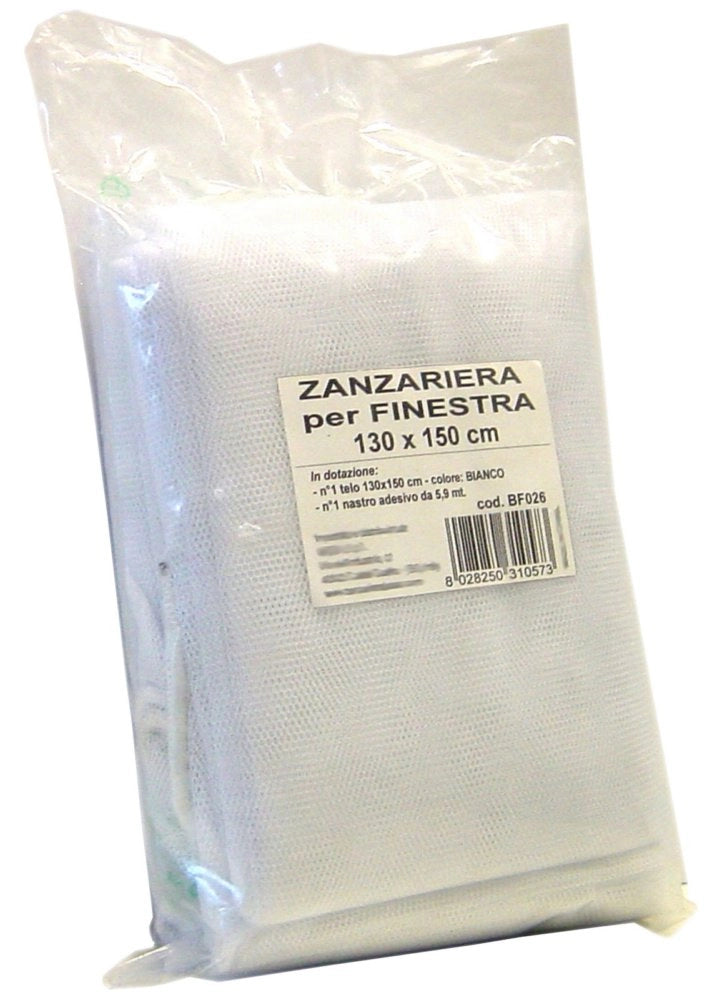 10pz zanzariera poliestere finestra 130x150 bianco cod:ferx.6712