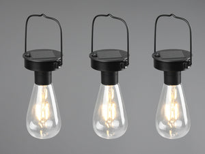 da Esterno a LED SMD in Acciaio Inossidabile Nero Opaco