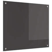 Schienale da cucina Grigio scuro 70 x 60 cm vetro temperato 42001240
