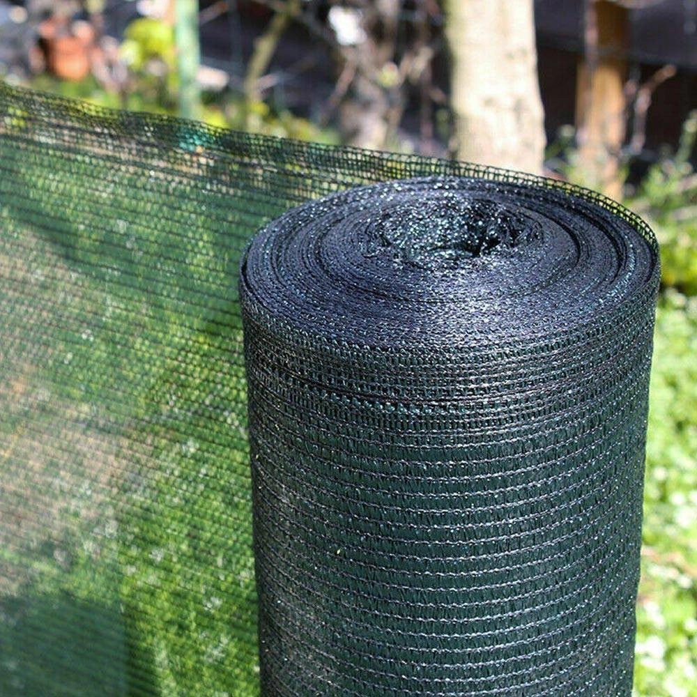 Trade Shop - Telo Ombreggiante H200cm Rete Ombra Frangisole Frangivista Oscurante 10mt Verde -