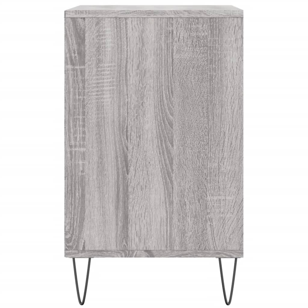 Scarpiera mobile contenitore per scarpe mobile per ingresso/corridoio/soggiorno design Sonoma 102 x 36 x 60 cm legno ingegnerizzato grigio 02_0022054