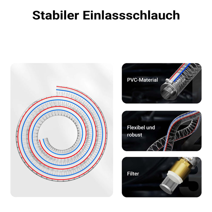 Mini distributore diesel gasolio con pompa autoadescante 230V 550W 60 l/min e pistola erogatrice