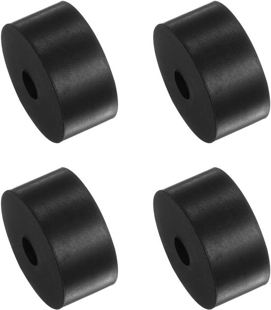 Supporti antivibrazioni 4 pezzi - Gomma - 10 x 30 x 50 mm - Pads di isolamento antivibrazionale - Riduzione del rumore - Assorbimento di shock - Materiale duraturo - Dampened