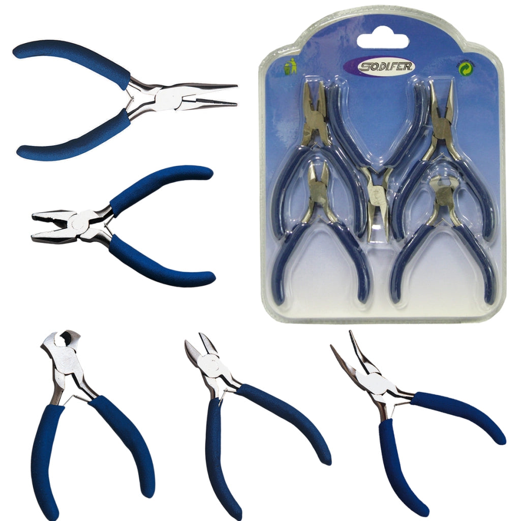Set 5 Pinze Per Elettronica