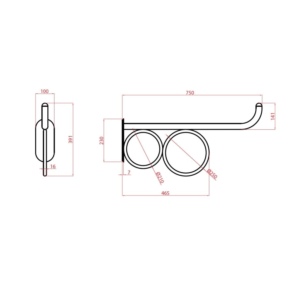 Maniglia 75 cm bagno disabili terza eta giotto inox bianco opaco