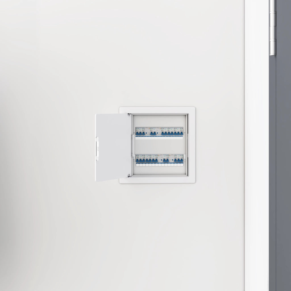 Pannelli di Accesso 2 pz Bianco col.creme+ tetto antracite, tubo argento scuro come campione e link Plastica ABS