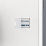 Pannelli di Accesso 2 pz Bianco col.creme+ tetto antracite, tubo argento scuro come campione e link Plastica ABS