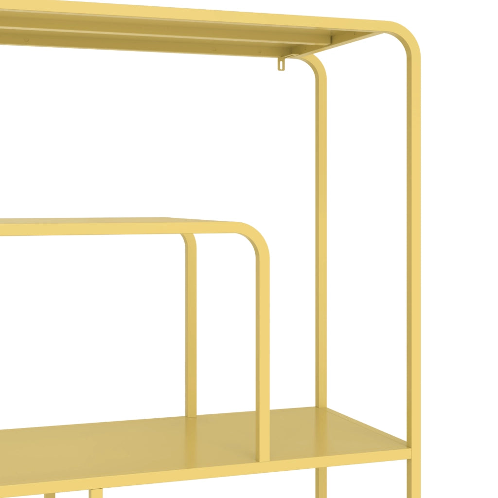 Console design in metallo giallo CAPUCINE