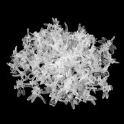 Clip per Piante 100 Stuks - Clip per Fusto - Supporto per Piante - Clip per Pianta - Ondersteuning per Pianta - Materiale Plastico - Translucido/Rosso - Leggero, Presa Forte