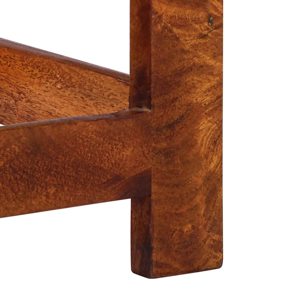 Tavolino Floreale con cassetto Marrone 35 x 35 x 75 cm 4016528