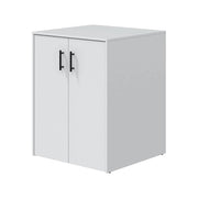Montoro, Armadio Multiuso 2 Ante Apertura Battente, 67x88h cm Bianco
