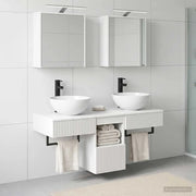 Set di Armadi da Bagno 5 pcs Bianco 43 x 16 x 62,5 cm 3406279