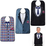 Slabbetji per adulto, 3-pack di slabbetji impermeabili per adulto, slabbetji con cappuccio per anziani, slabbetji protettivi per abbigliamento per uomini e donne