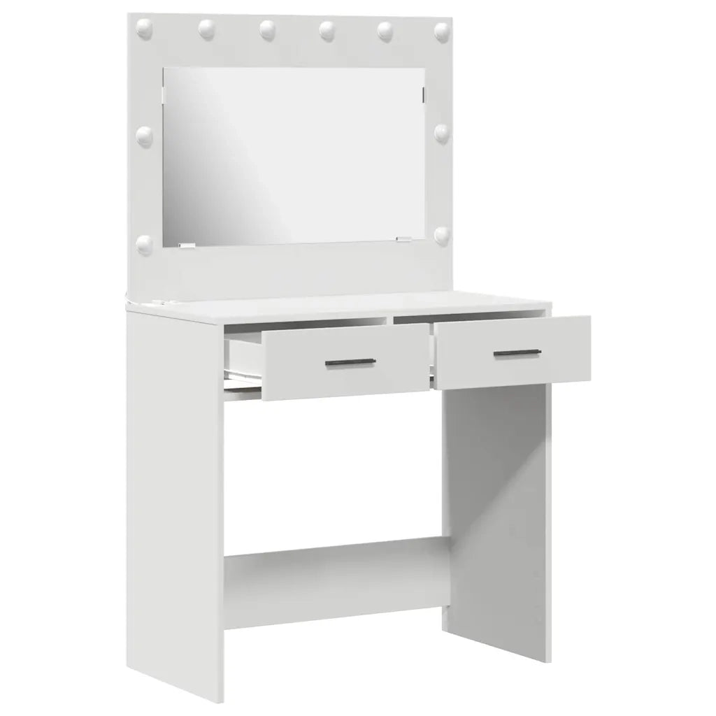 Tavolo da Trucco Bianco 78,5 x 41 x 135 cm Legno multistrato 865028
