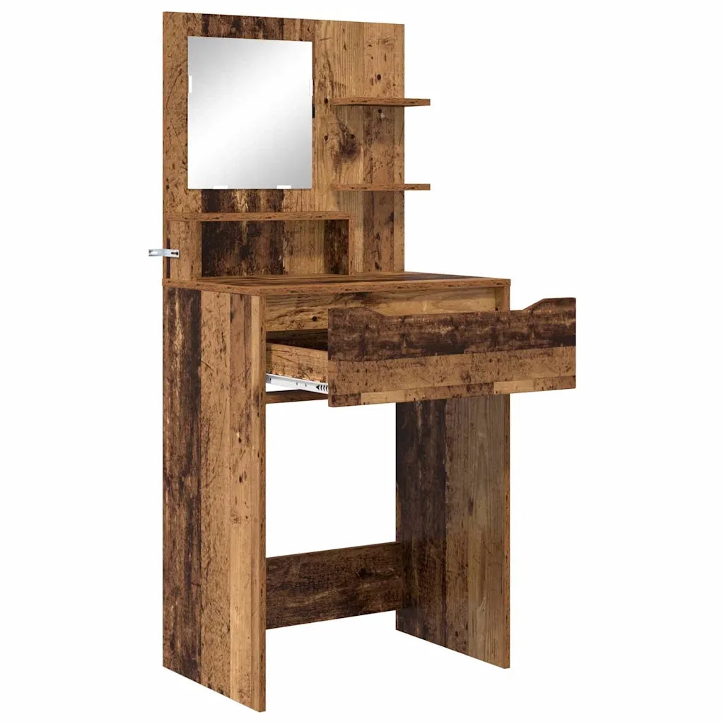 Tavoli da Trucco per Camera da Letto con cassetto Legno vecchio