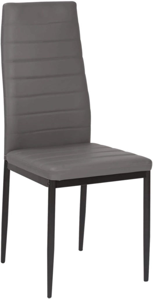 Set di 6 sedie da pranzo ROMANE grigie