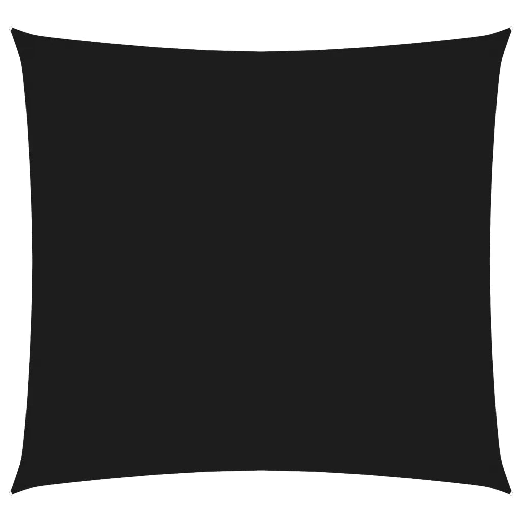 Parasole a Vela in Tela Oxford Quadrata 7x7 m Nero 135748
