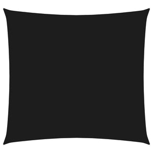 Parasole a Vela in Tela Oxford Quadrata 7x7 m Nero 135748