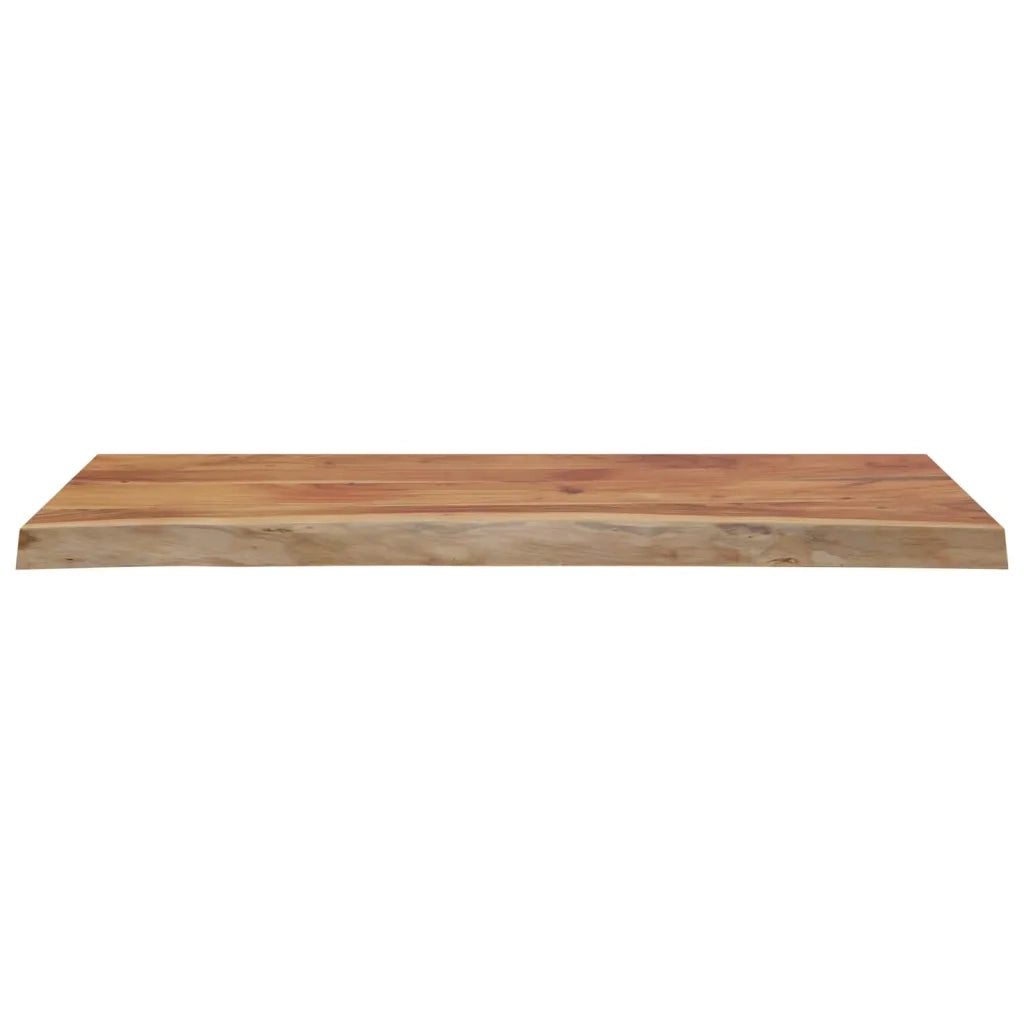 Piano Tavolo 110x40x3,8 cm Rettangolare Legno Acacia Bordi Vivi 370301