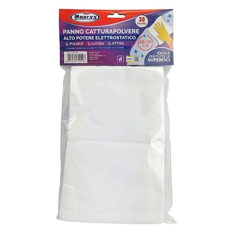 MAURY'S MICROPANNO ELETTROSTATICO 22 X 30 CM ADATTO PER TUTTE LE SUPERFICI