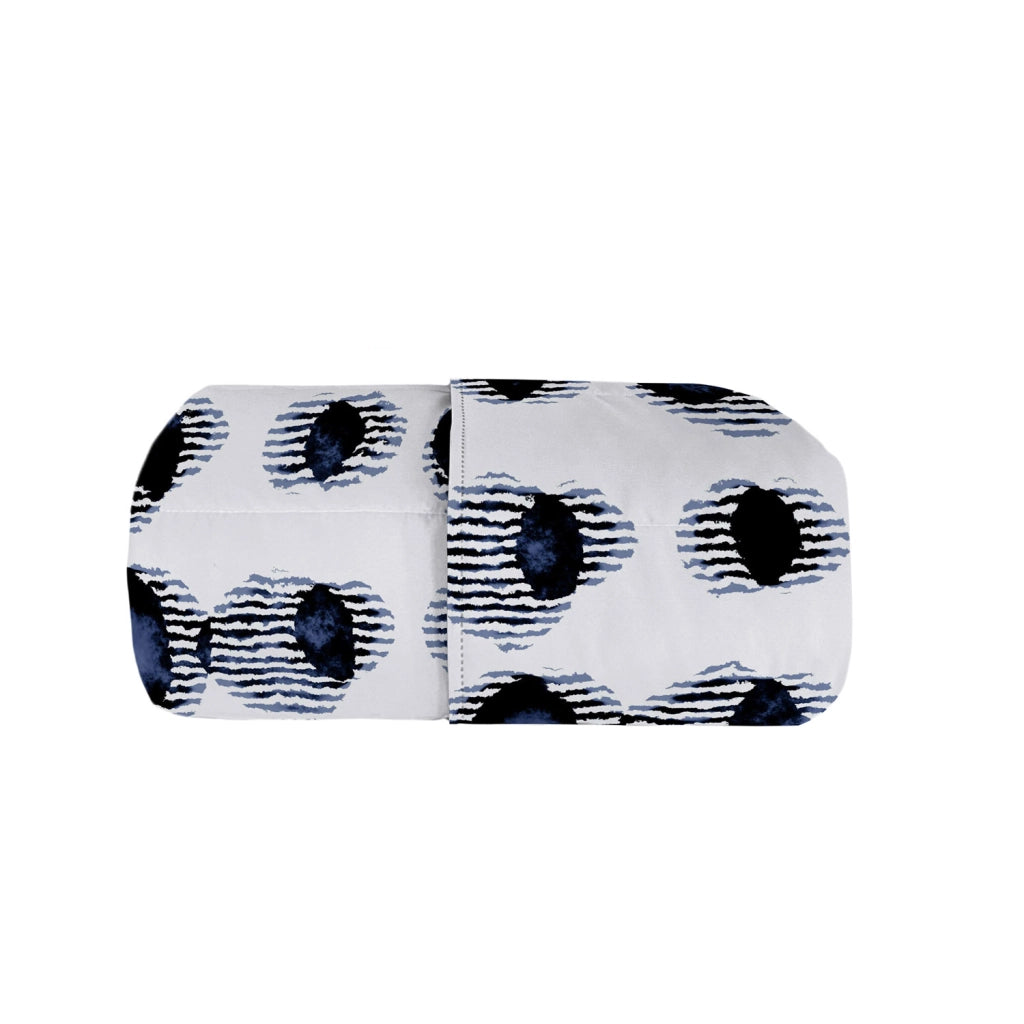 Trapuntino Double Face Estivo Matrimoniale in Microfibra 100 gr con Stampa Optical Basic