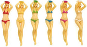 Accessori da Golf - Tee in Plastica - 76 mm di Altezza - Sostenibile - 6 Pezzi - Accessori da Golf - Stile Bikini Ragazza - Stabilità e Sostegno - Orecchioni per Palline da Golf