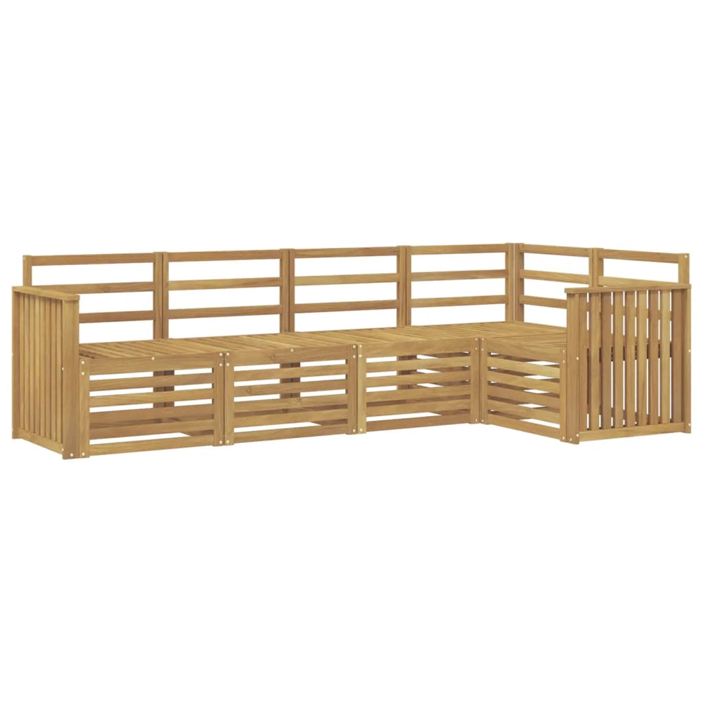 Set di divani da esterno 5 pcs Bianco 247 x 128,5 x 73 cm 3391829