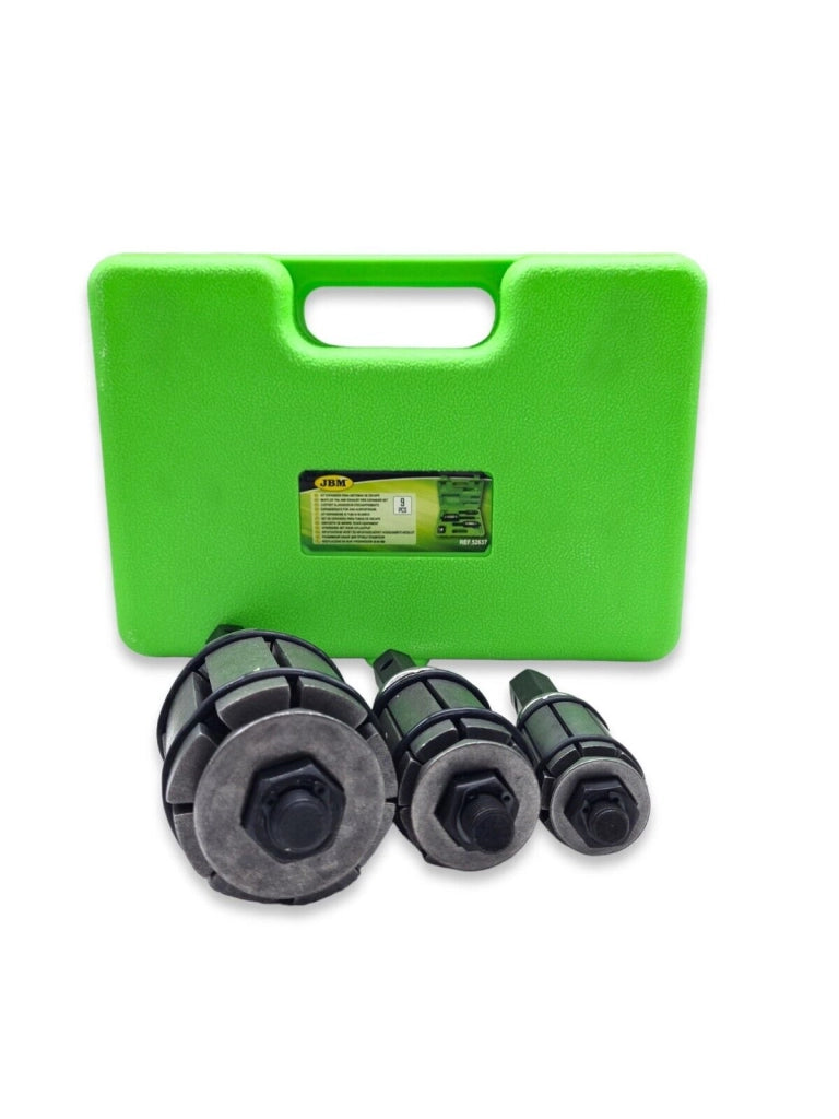 Kit espansione per i tubi di scarico da 3 pezzi per marmitta auto moto scuter scooter