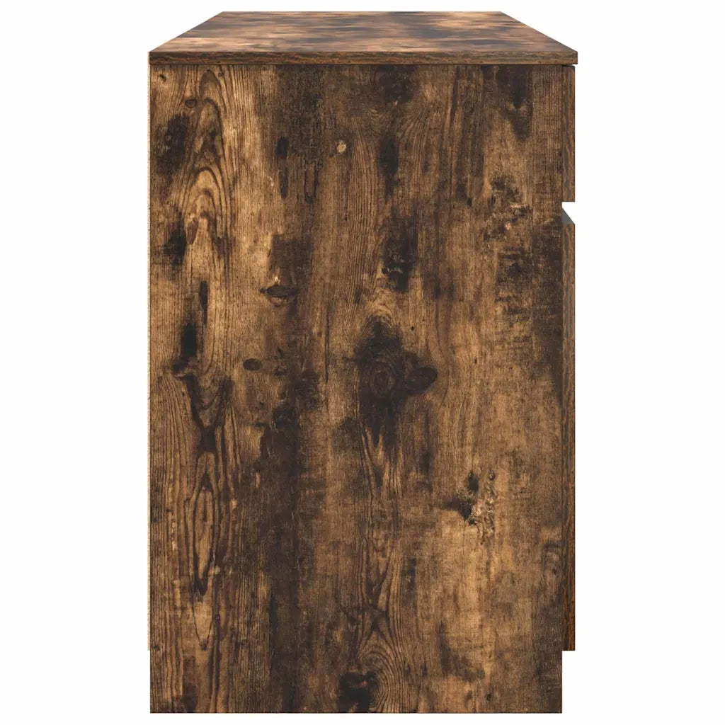 Scrivania | Tavolo da Ufficio Rovere fumo 140 x 49 x 76 cm Legno multistrato